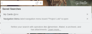 TrelloGold-SavedSearches