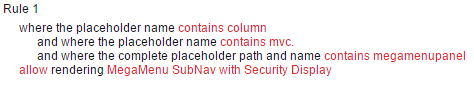 Nested Placeholder Rules