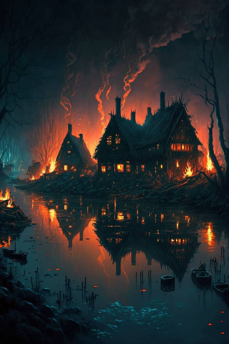 A village in flames | The Corruption of&nbsp;Lani