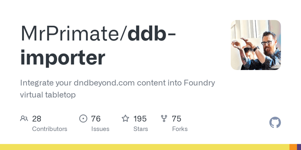 DDB-Importer 6.0 release for Foundry with D&D 4.0 initial&nbsp;support!